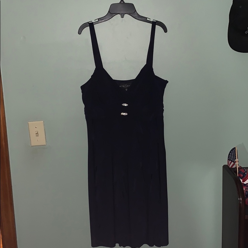Navy blue dress